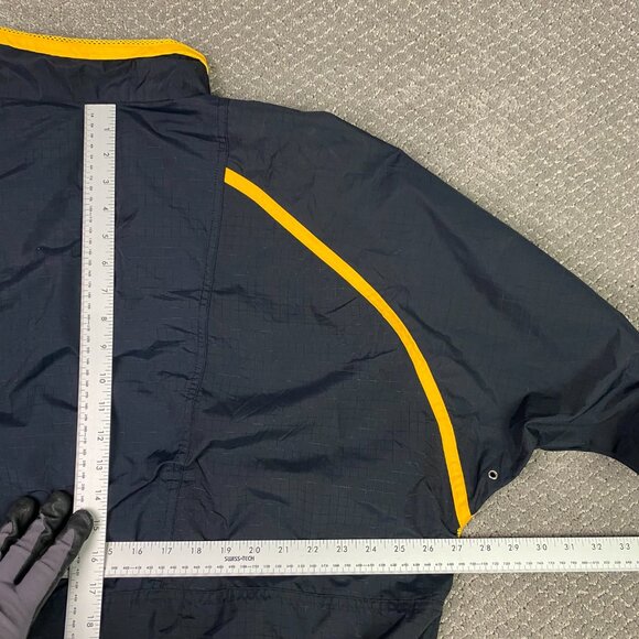 Boston Bruins Jacket Men's XL Black Vintage Logo 7 Windbreaker 90s NHL Hockey - Picture 9 of 11